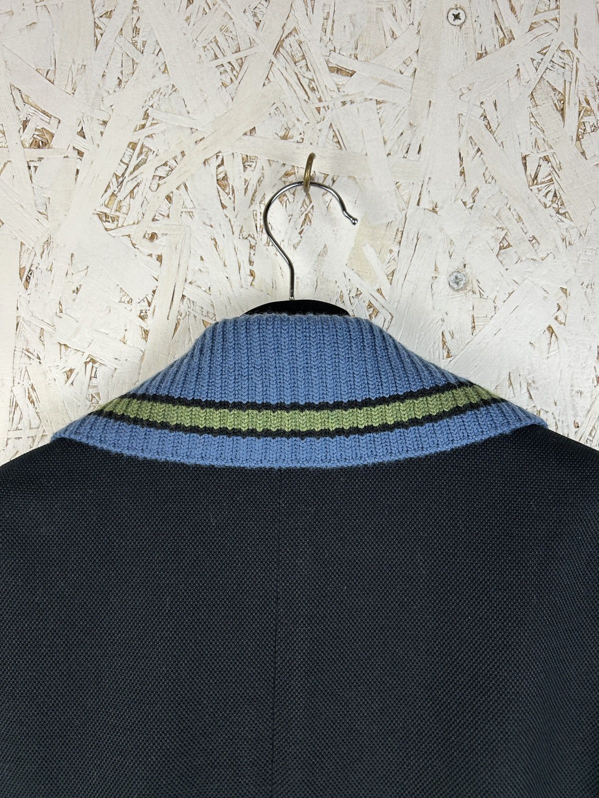 Gucci Gucci GG Ribbed Knit Emblem Embroidery Blazer Jacket Size US M / EU 48-50 / 2 - 8 Thumbnail