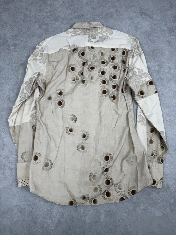 Kenzo 1990s Kenzo Beige Floral Persan Pattern Shirt Size US M / EU 48-50 / 2 - 4 Thumbnail