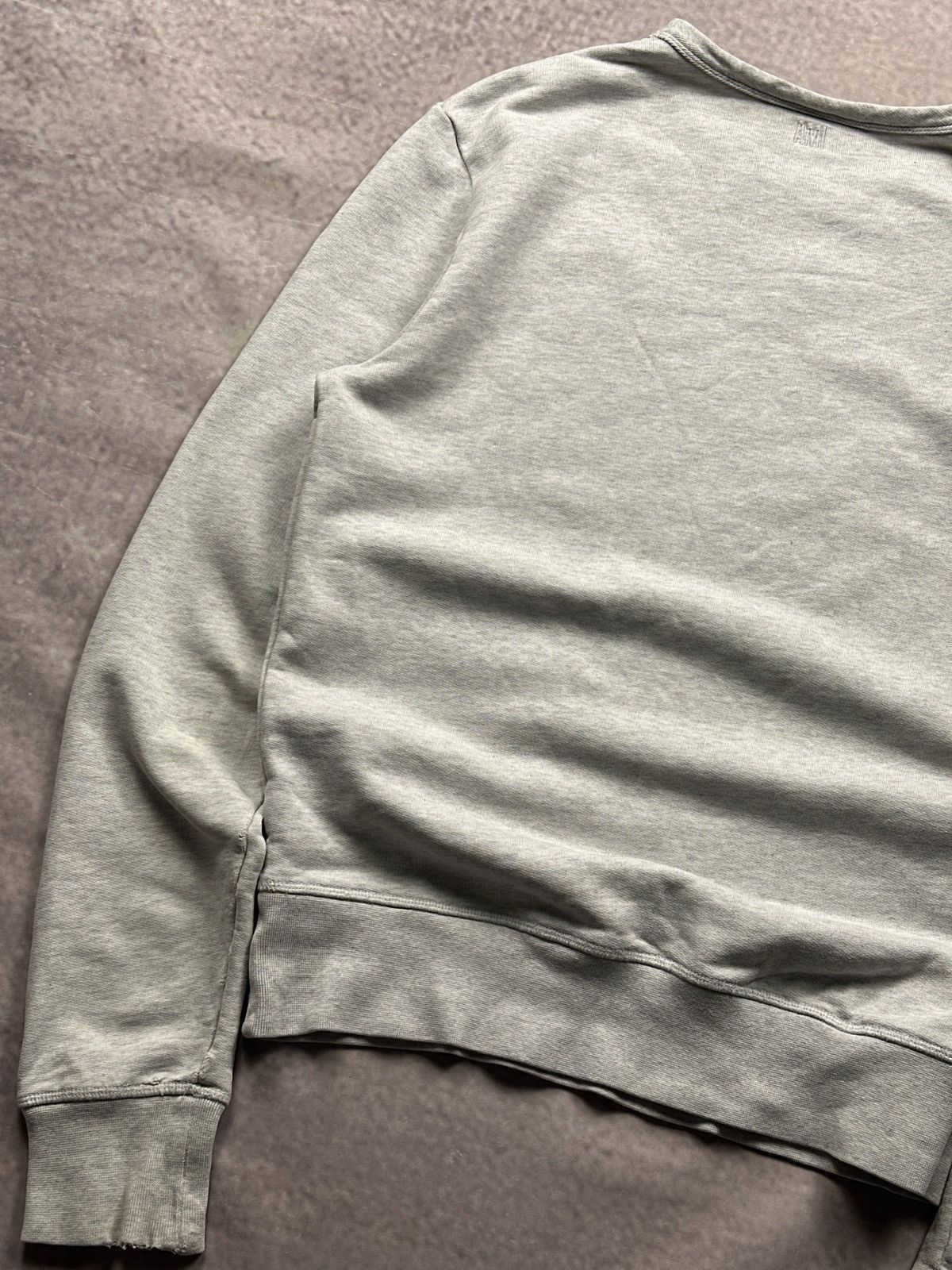 AMI Rare AMI Alexandre Mattiussi Logo Number 9 Gray Sweatshirt Size US M / EU 48-50 / 2 - 9 Thumbnail