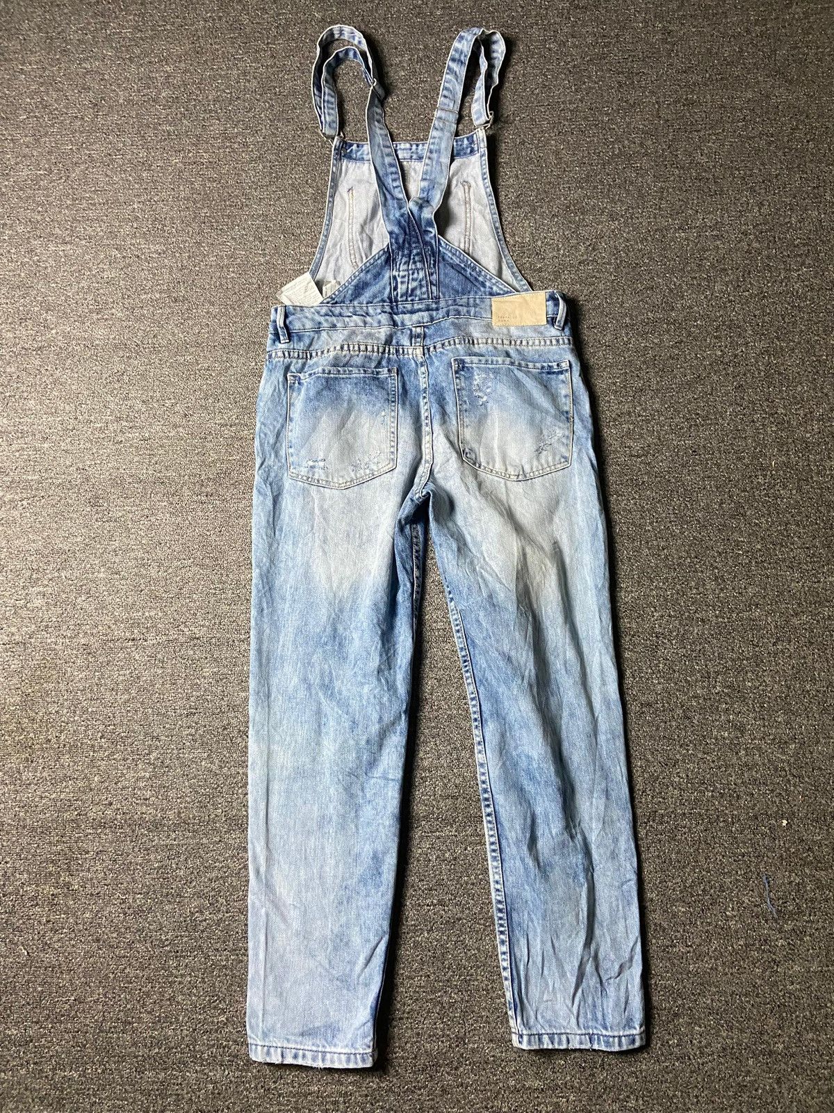 Zara ZARA Overalls Denim Ripped Jeans (141) Size US 31 - 5 Thumbnail