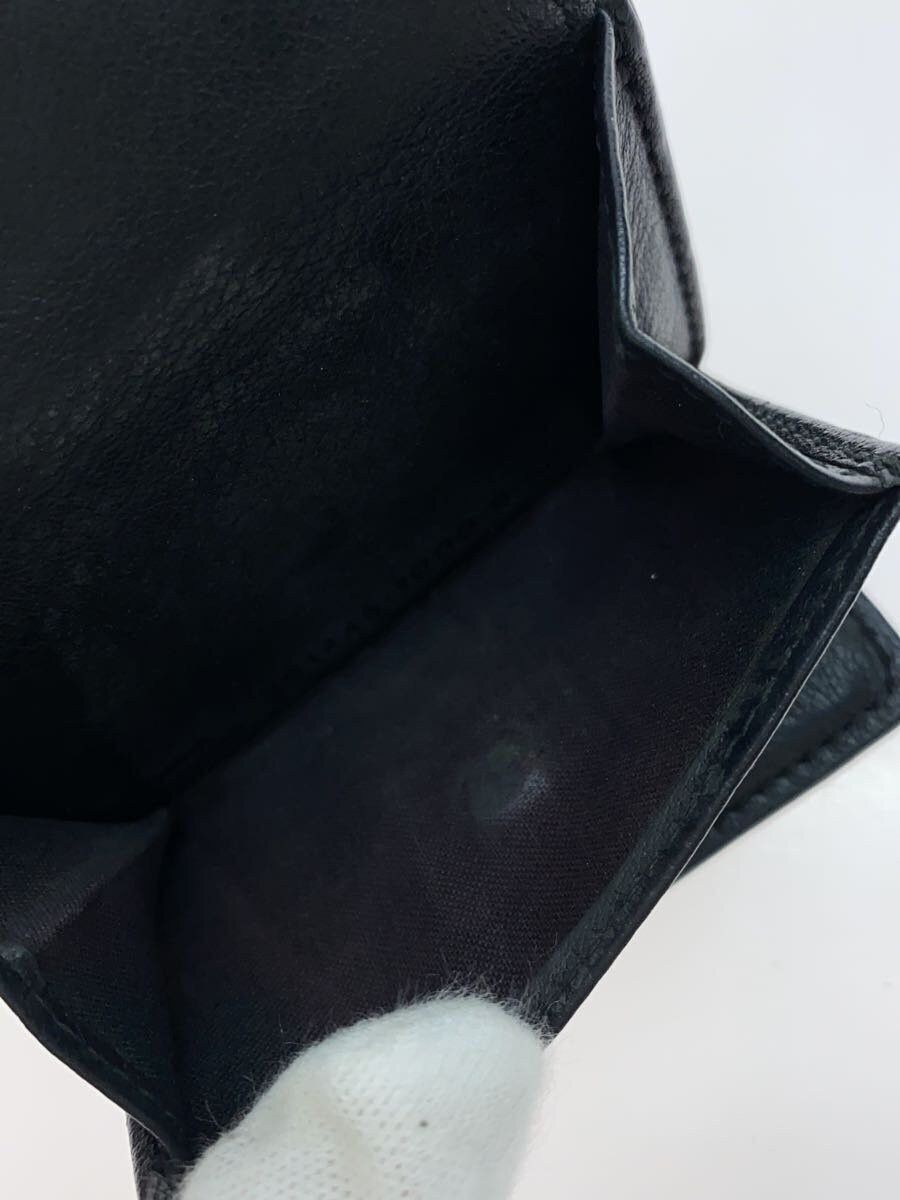 Balenciaga Balenciaga Leather Tri-Fold Wallet Black Size ONE SIZE - 5 Thumbnail