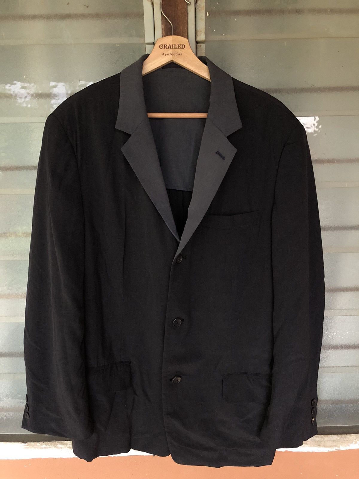 Yohji Yamamoto Vintage Y’s Yohji Yamamoto Men’s Coat Jacket Size US M / EU 48-50 / 2 - 1 Thumbnail