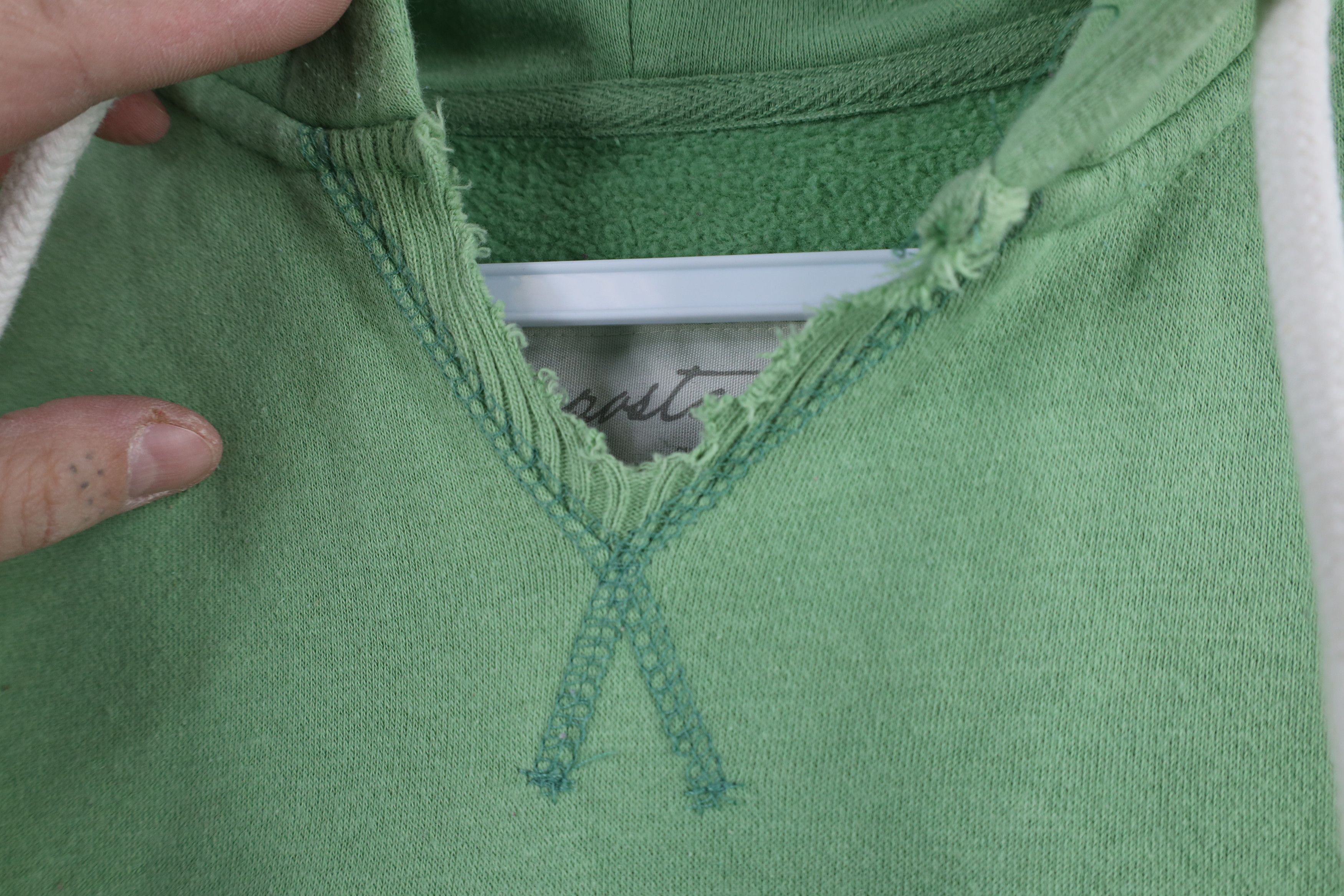 Aeropostale × Vintage Vintage 90s Y2K Aeropostale Spell Babydoll Hoodie Sweatshirt Size XS / US 0-2 / IT 36-38 - 8 Thumbnail