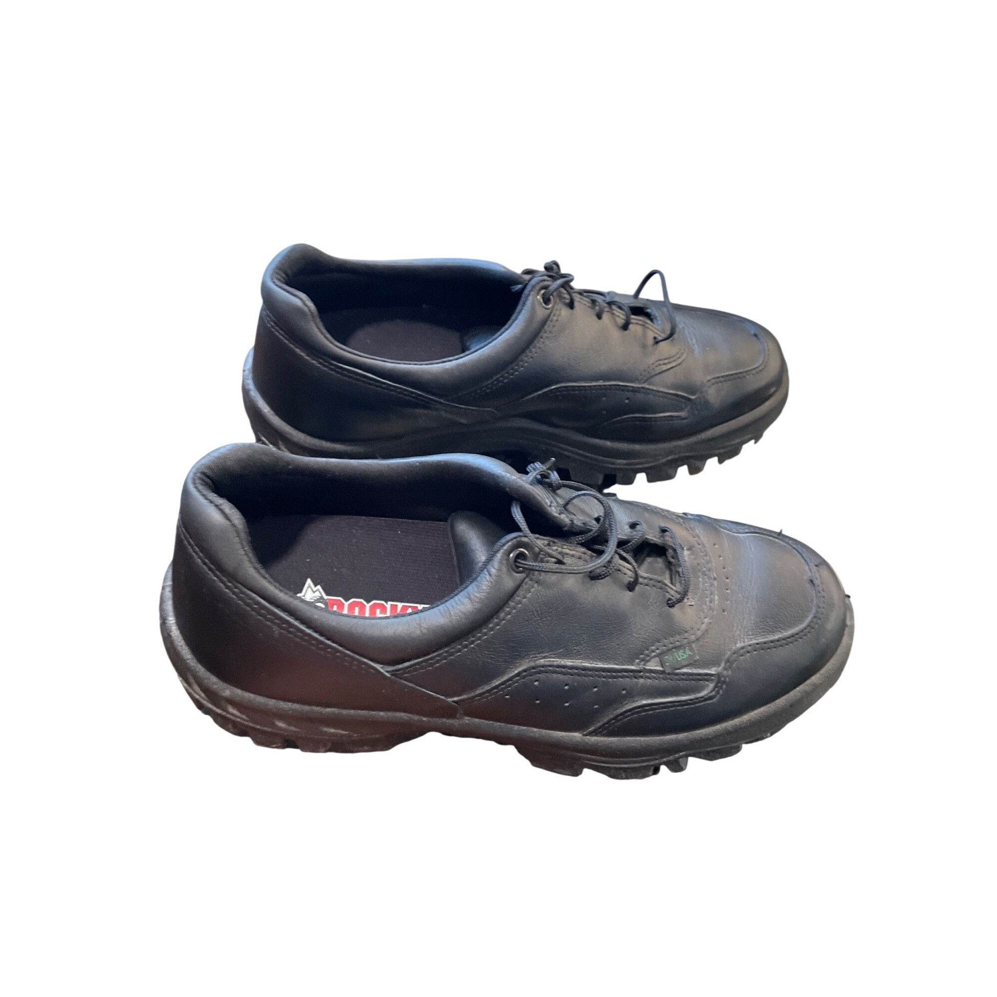 Other Rocky 5001 USPS postal mens black leather slip resist shoes Size US 12 / EU 45 - 19 Thumbnail