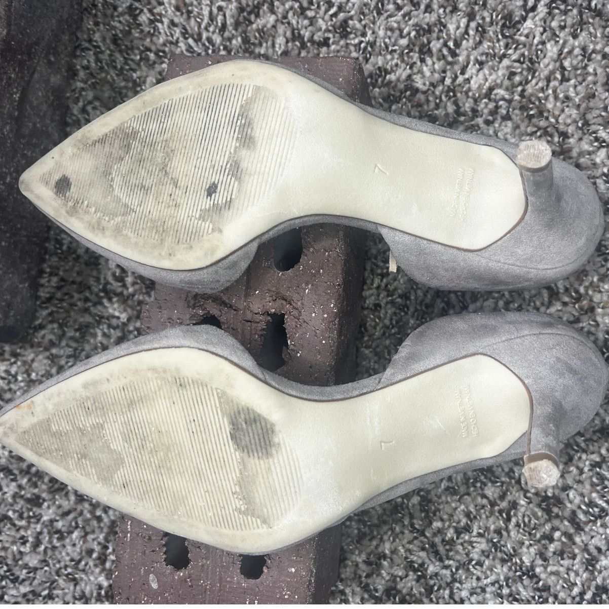 Old Navy Old Navy Suede D'Orsay Stilettos Heel Pump Dark Taupe 7 Size US 7 / IT 37 - 7 Thumbnail