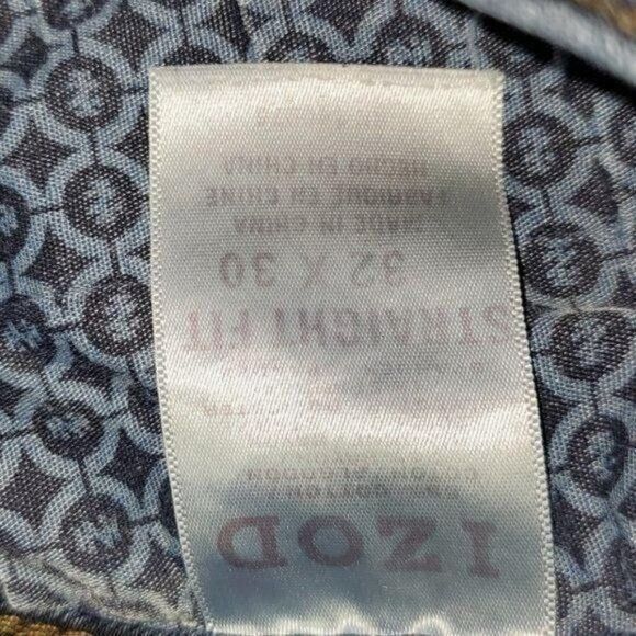 Izod Izod Comfort Straight Stretch Sz. 32 x 30 Blue Jeans Size US 32 / EU 48 - 6 Thumbnail