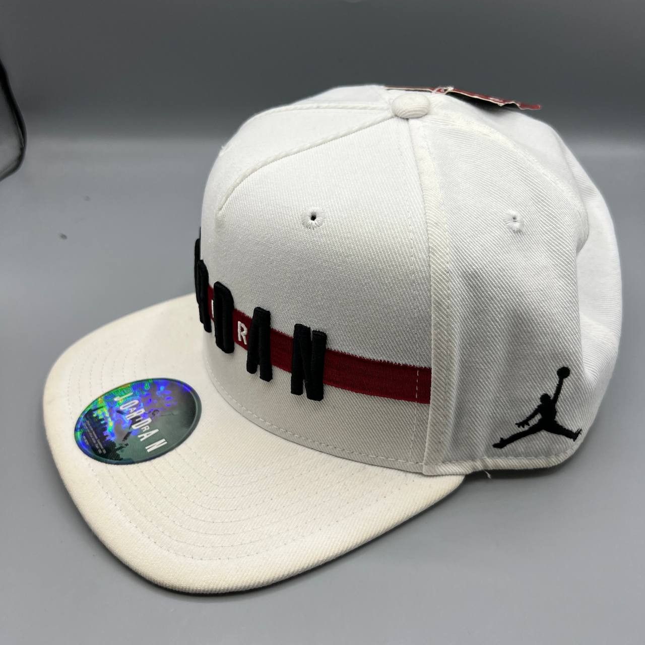 Jordan Brand Air Jordan Hat Men White Embroidered Jumpman Snap Back Cap Size ONE SIZE - 4 Thumbnail