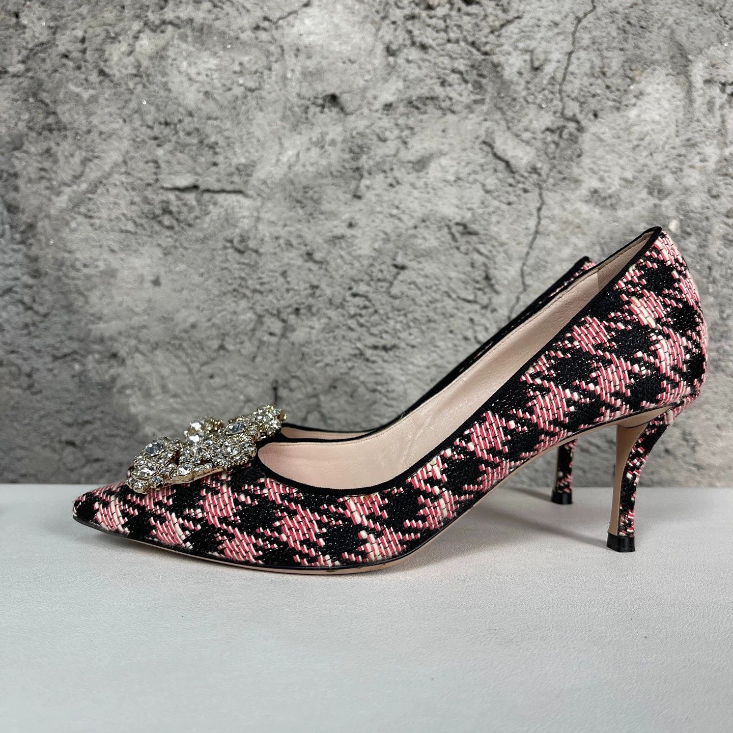 Roger Vivier Roger Vivier RV Crystal Buckle Heels Women's 36.5 Size US 5.5 / IT 35.5 - 3 Thumbnail