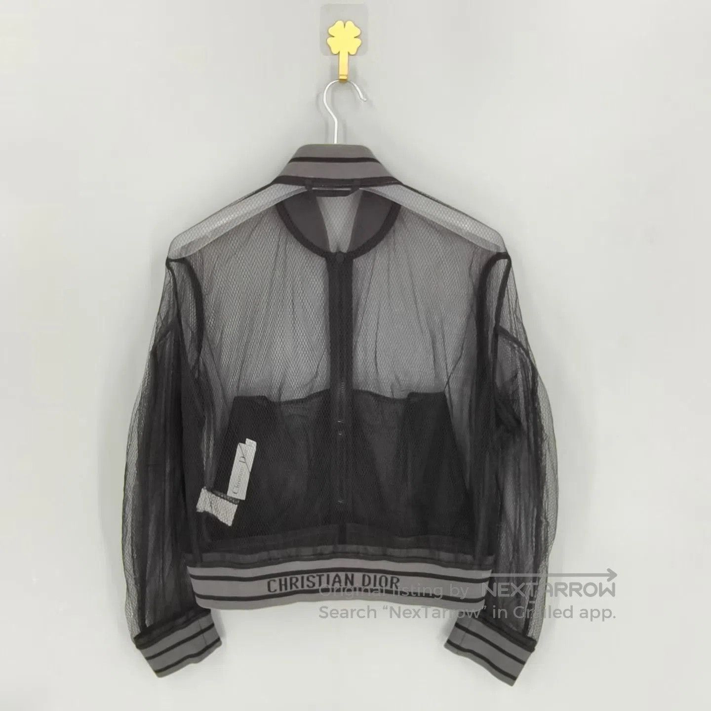 Dior Dior Bee Pattern Cutout Zipper Jacket| Size XS / US 0-2 / IT 36-38 - 1 Thumbnail