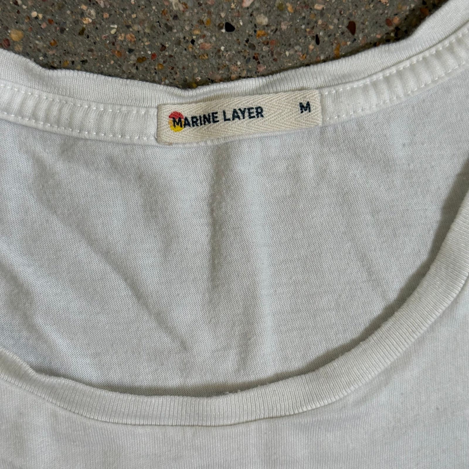 Marine Layer Marine Layer x Autodesk White T-Shirt Sz M Supima Modal USA Size US M / EU 48-50 / 2 - 11 Thumbnail