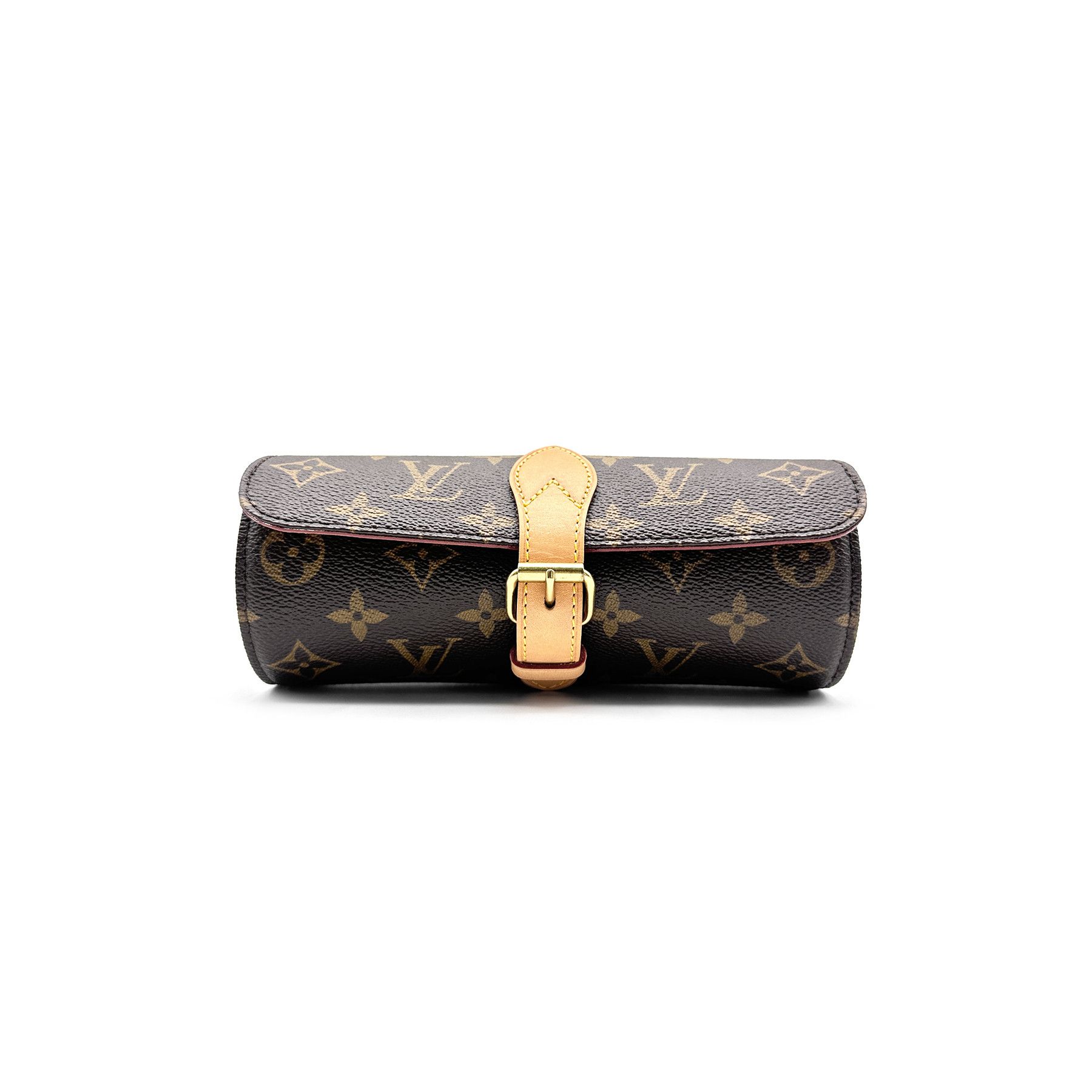 Louis Vuitton Louis Vuitton Monogram Canvas Brown Three Watch Case Size ONE SIZE - 1 Thumbnail