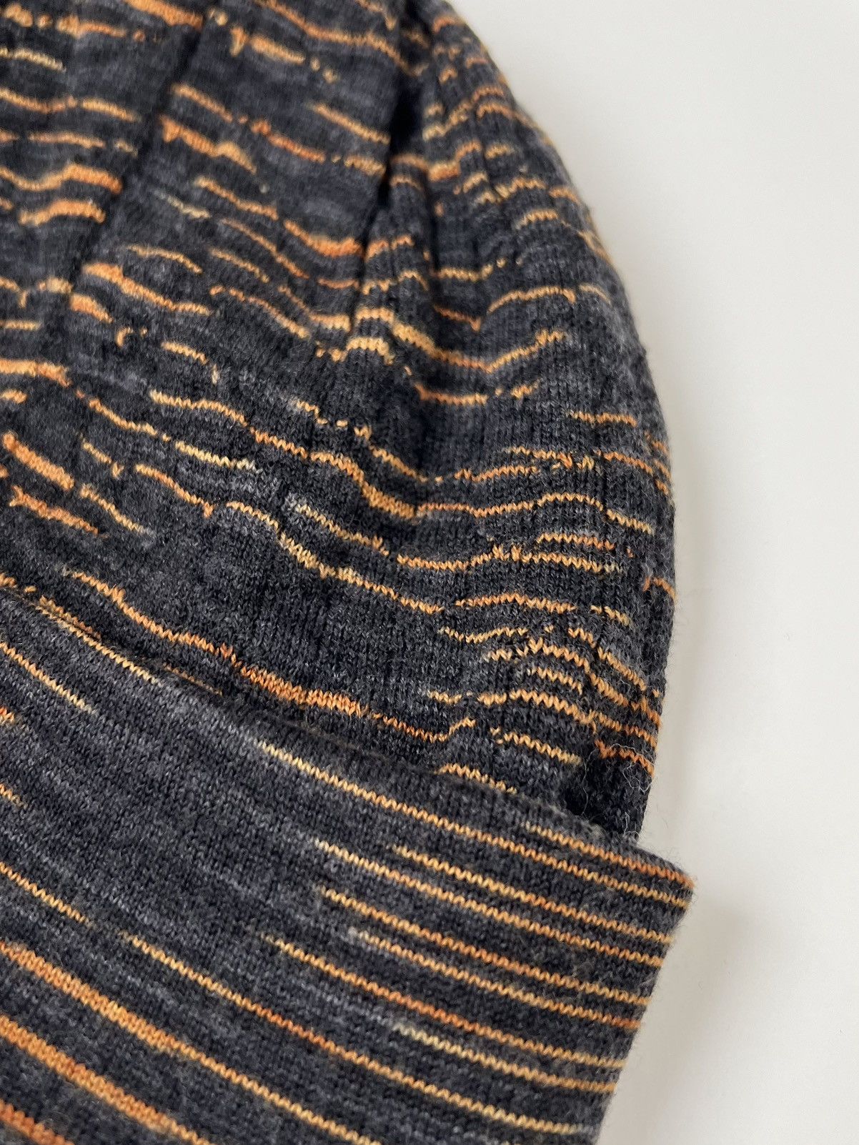 Missoni Missoni Italy Multicolor Striped Wool Logo Beanie Hat Size ONE SIZE - 4 Thumbnail