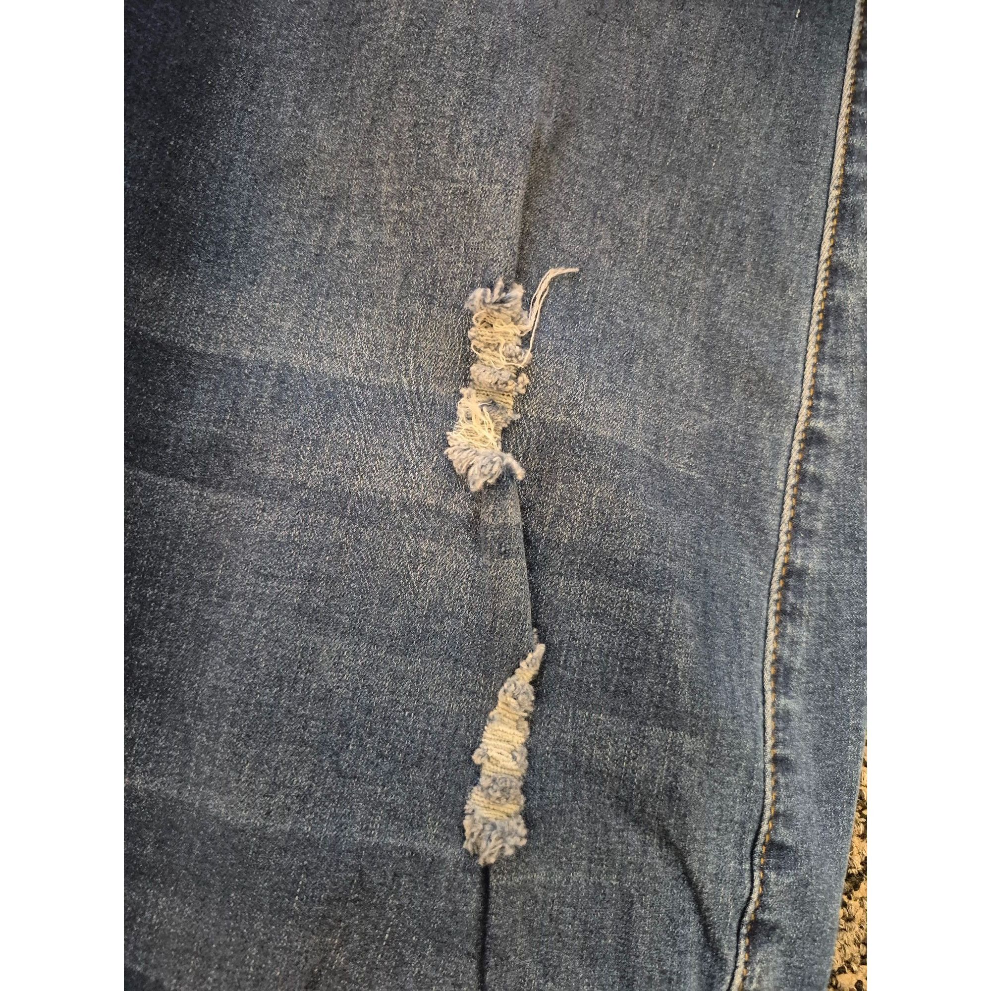 Other Women's High-Waisted Distressed Skinny Jeans Size 18 Blue Tu Size 40" / US 18 - 5 Thumbnail