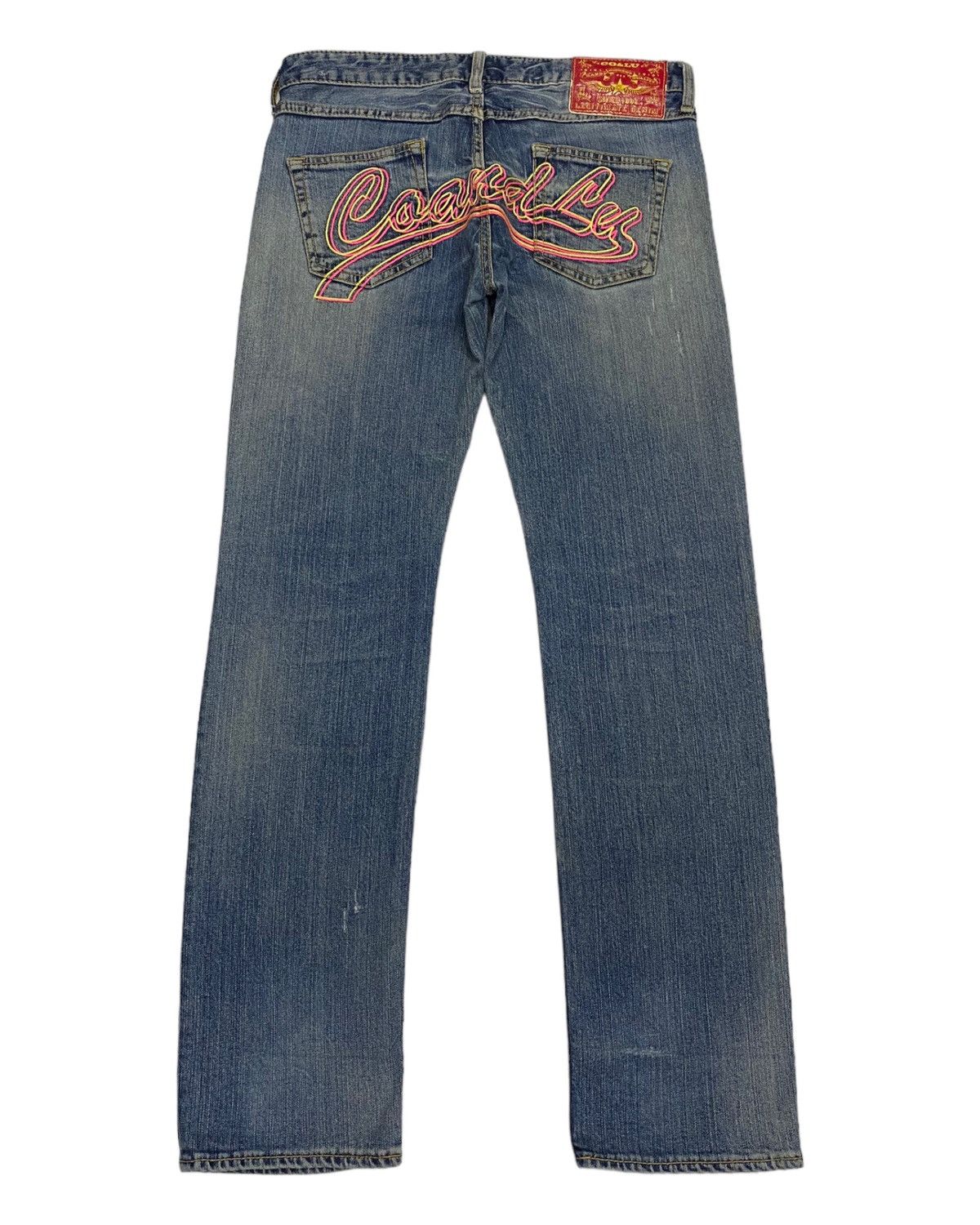 Kapital VINTAGE CO&LU EMBROIDERY DISTRESSED DENIM JEANS Size US 32 / EU 48 - 1 Thumbnail