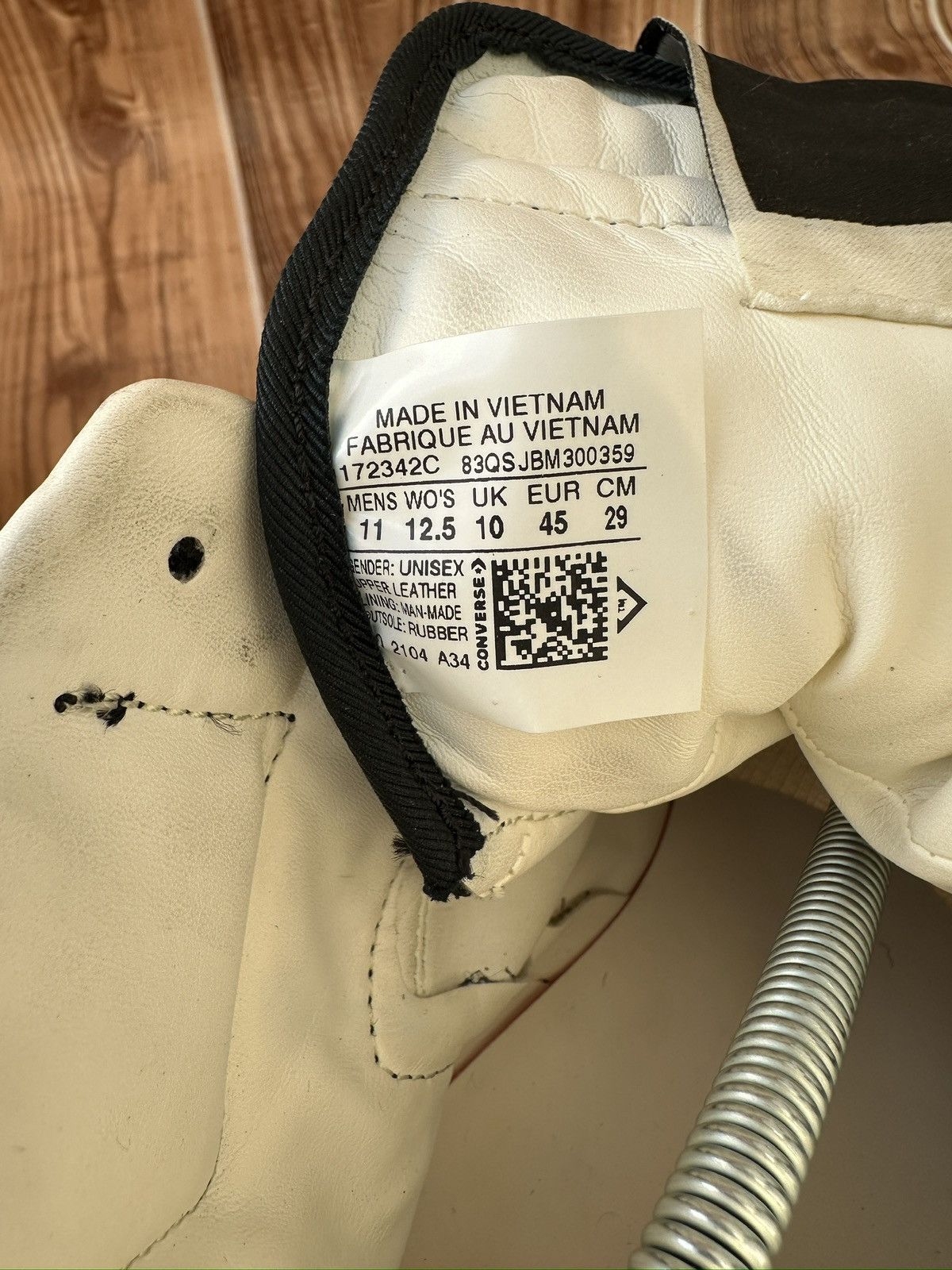 Converse × Rick Owens Drkshdw Rick Owens DRKSHDW TURBOWPN Mid Black Cloud Cream Size US 12 / EU 45 - 14 Thumbnail