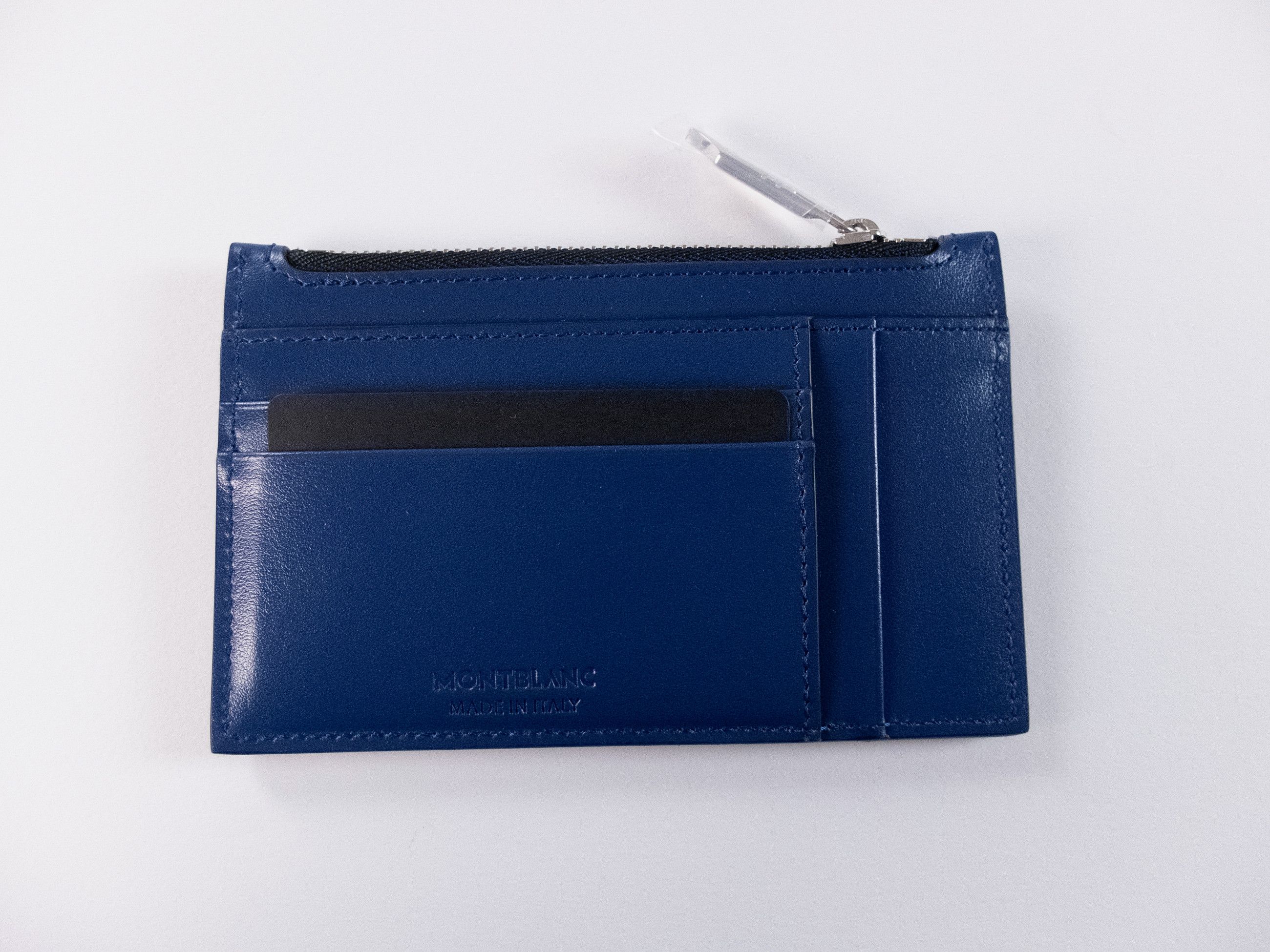 Montblanc MONTBLANC Meisterstück cobalt blue zip leather card holder q Size ONE SIZE - 5 Thumbnail