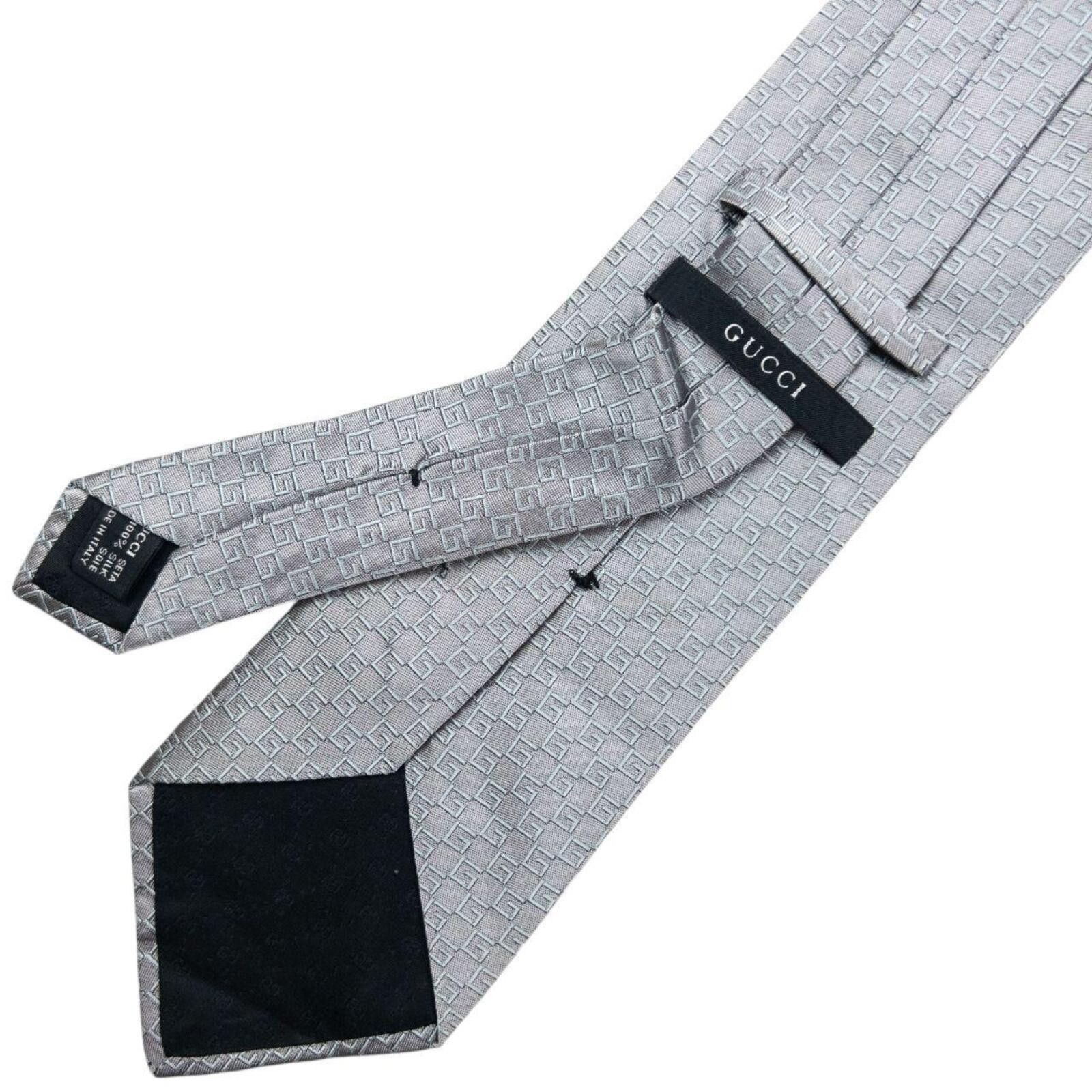 Gucci Vintage 2000s Gucci Monogram Silk Tie Size ONE SIZE - 6 Thumbnail
