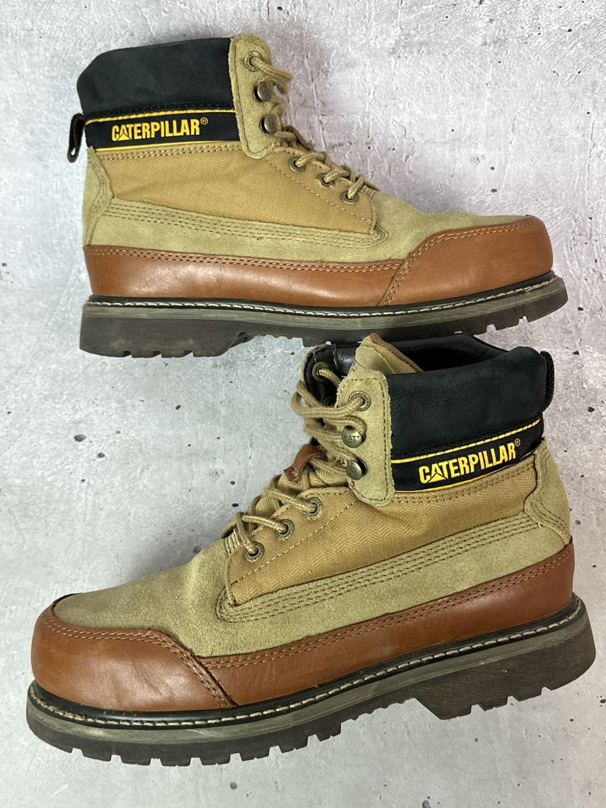 Nigel Cabourn Nigel Cabourn x Caterpillar Unisex leather Brown Utah Boots Size US 9.5 / EU 42-43 - 11 Thumbnail