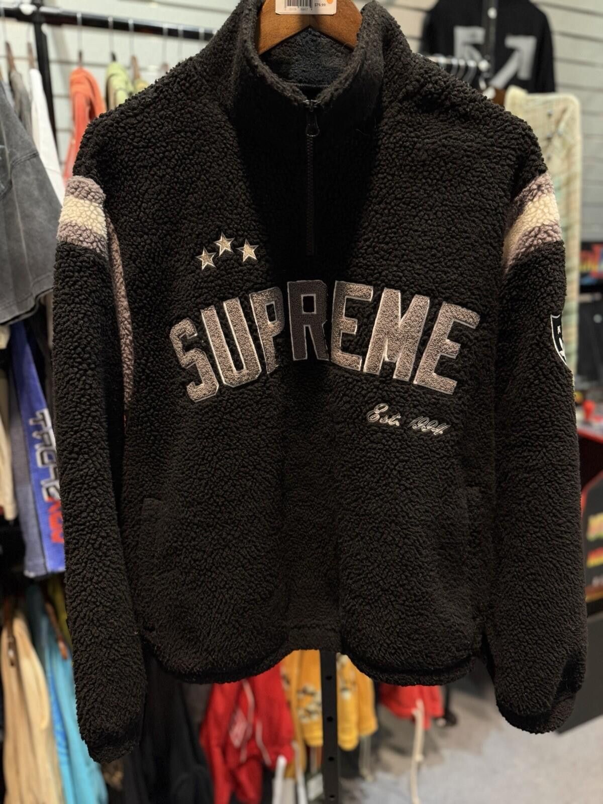 Supreme Supreme Arc Half Zip Fleece Pullover Size Medium Size US M / EU 48-50 / 2 - 2 Thumbnail
