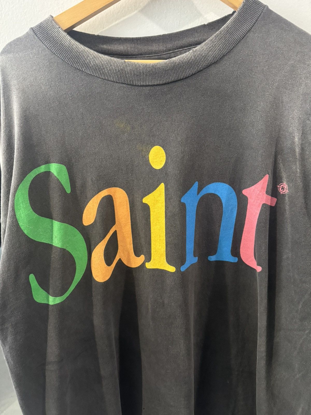 Saint Michael Saint Michael Apple Logo Longsleeve Size US XL / EU 56 / 4 - 2 Thumbnail