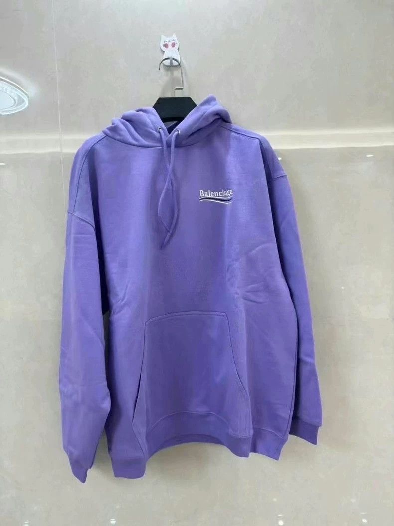 Balenciaga Balenciaga Purple Embroidered Coke Logo Hoodie Size US M / EU 48-50 / 2 - 1 Thumbnail