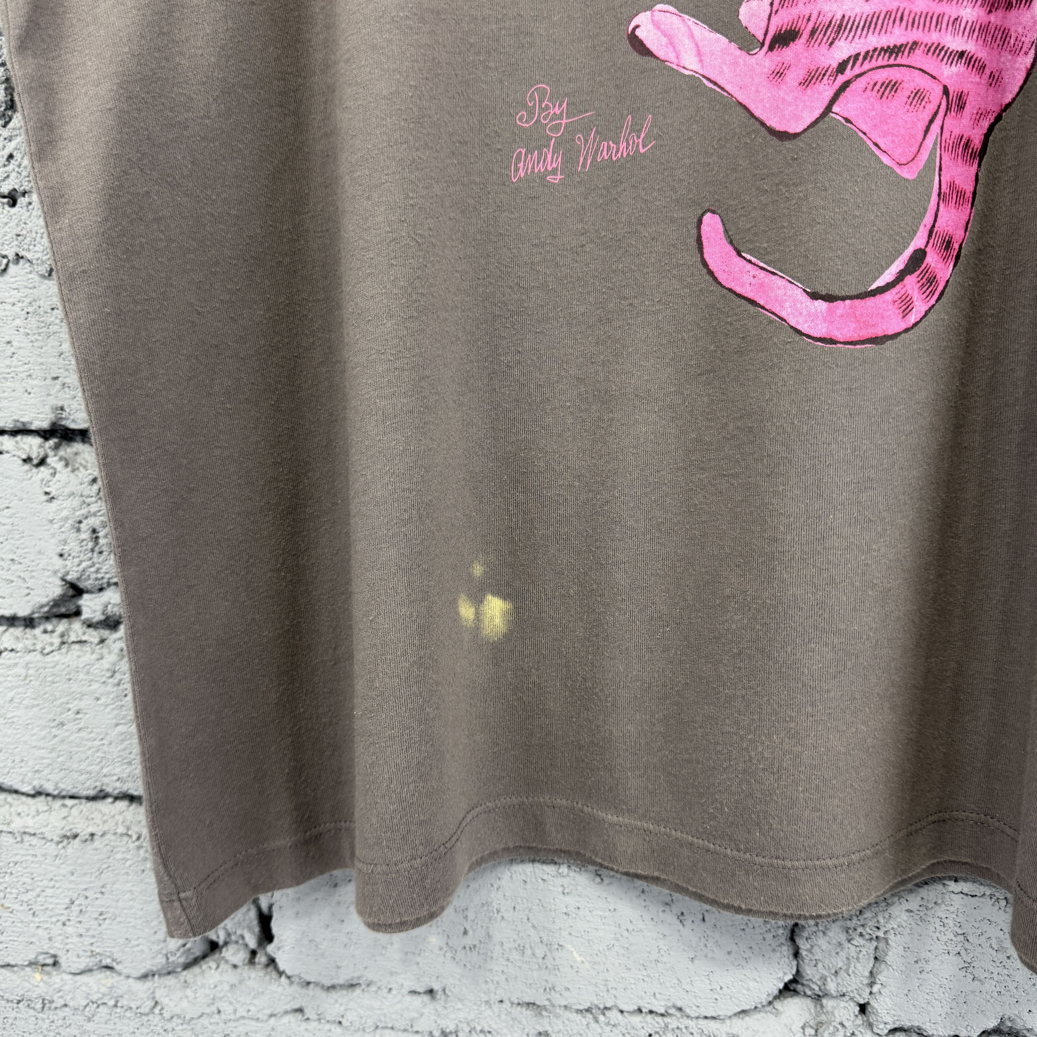 Andy Warhol × Uniqlo Vintage Andy Warhol x Uniqlo 25 Cats Sunfaded Defect Tshirt Size US L / EU 52-54 / 3 - 4 Thumbnail