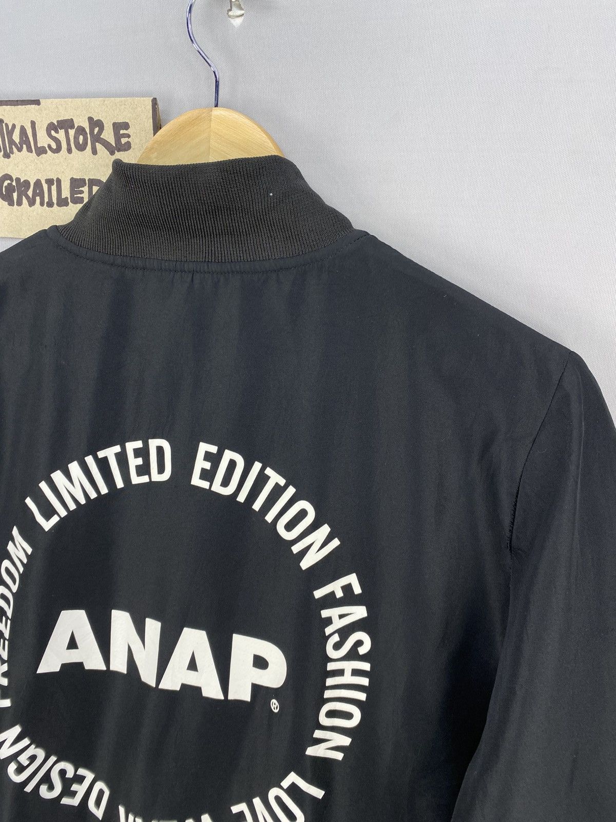 Japanese Brand Vintage Y2k Anap Big Logo Bomber Jacket Size US M / EU 48-50 / 2 - 2 Thumbnail