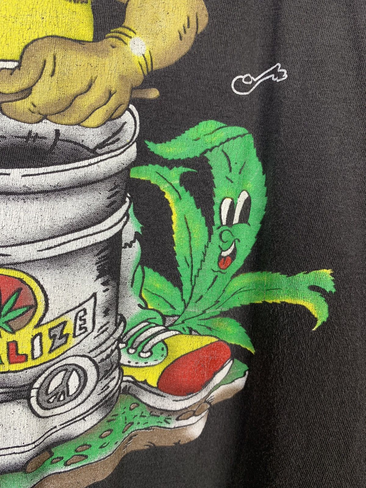 Vintage Vintage Legalize Canabis Rasta T-shirt Size US M / EU 48-50 / 2 - 12 Thumbnail