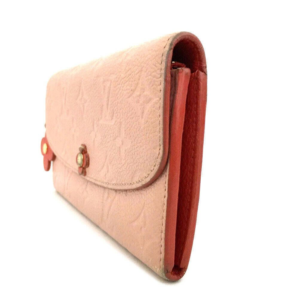 Louis Vuitton Louis Vuitton Empreinte Bloom Flower Emilie Wallet Pink Size ONE SIZE - 2 Thumbnail