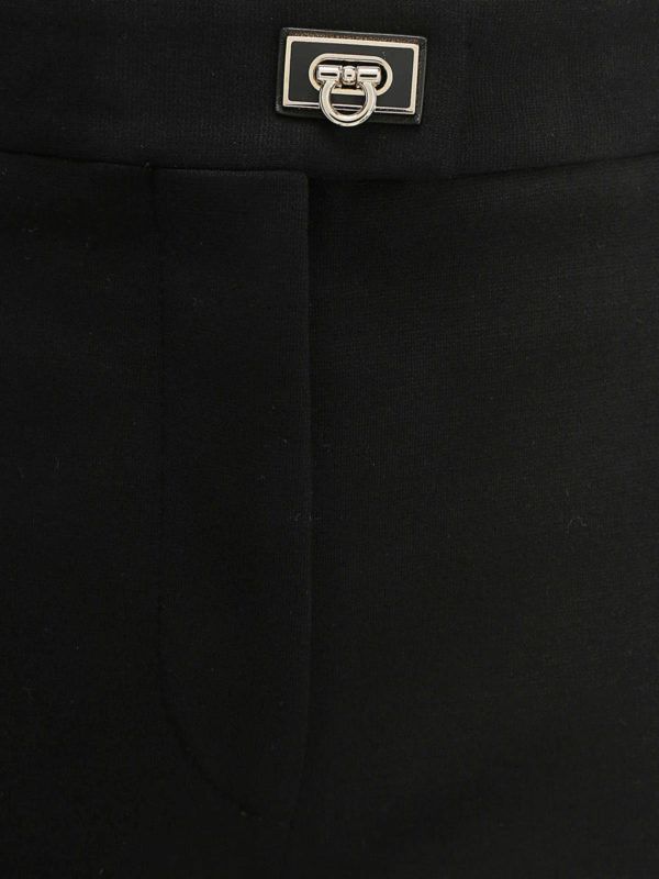 Salvatore Ferragamo o1y0426 Sweatpant in Black Size 30" / US 8 / IT 44 - 3 Thumbnail