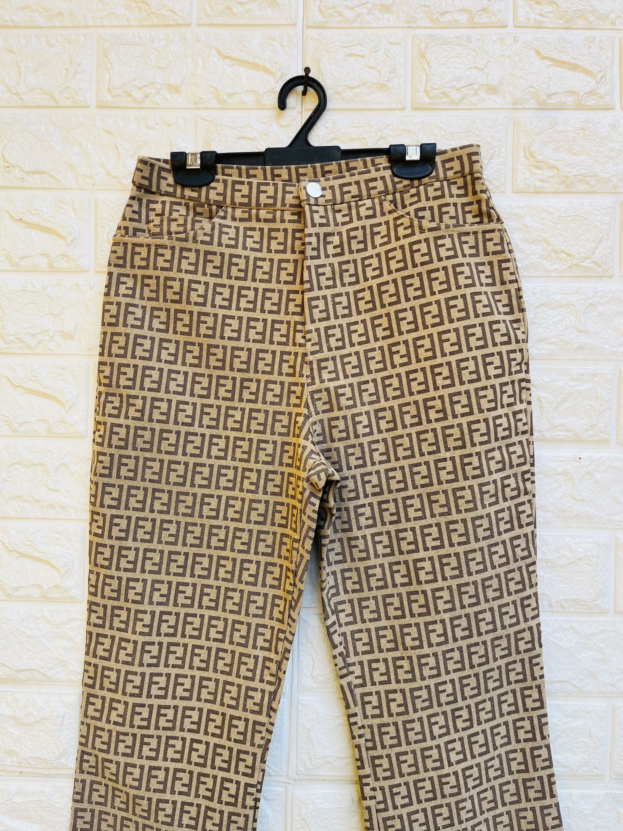 Japanese Brand × Vintage Vintage Monogram Japanese Designer Fashion Style Pant Size 24" / US 00 / IT 34 - 3 Thumbnail