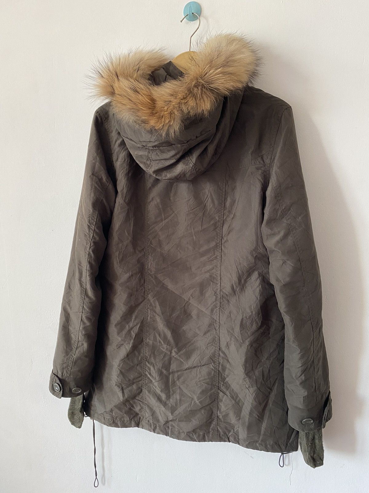 If Six Was Nine × Le Grande Bleu (L.G.B.) × MOUSSY Moussy Japan Brand Green Fur Parka LGB Style Hoodie Jacket Size US L / EU 52-54 / 3 - 8 Thumbnail