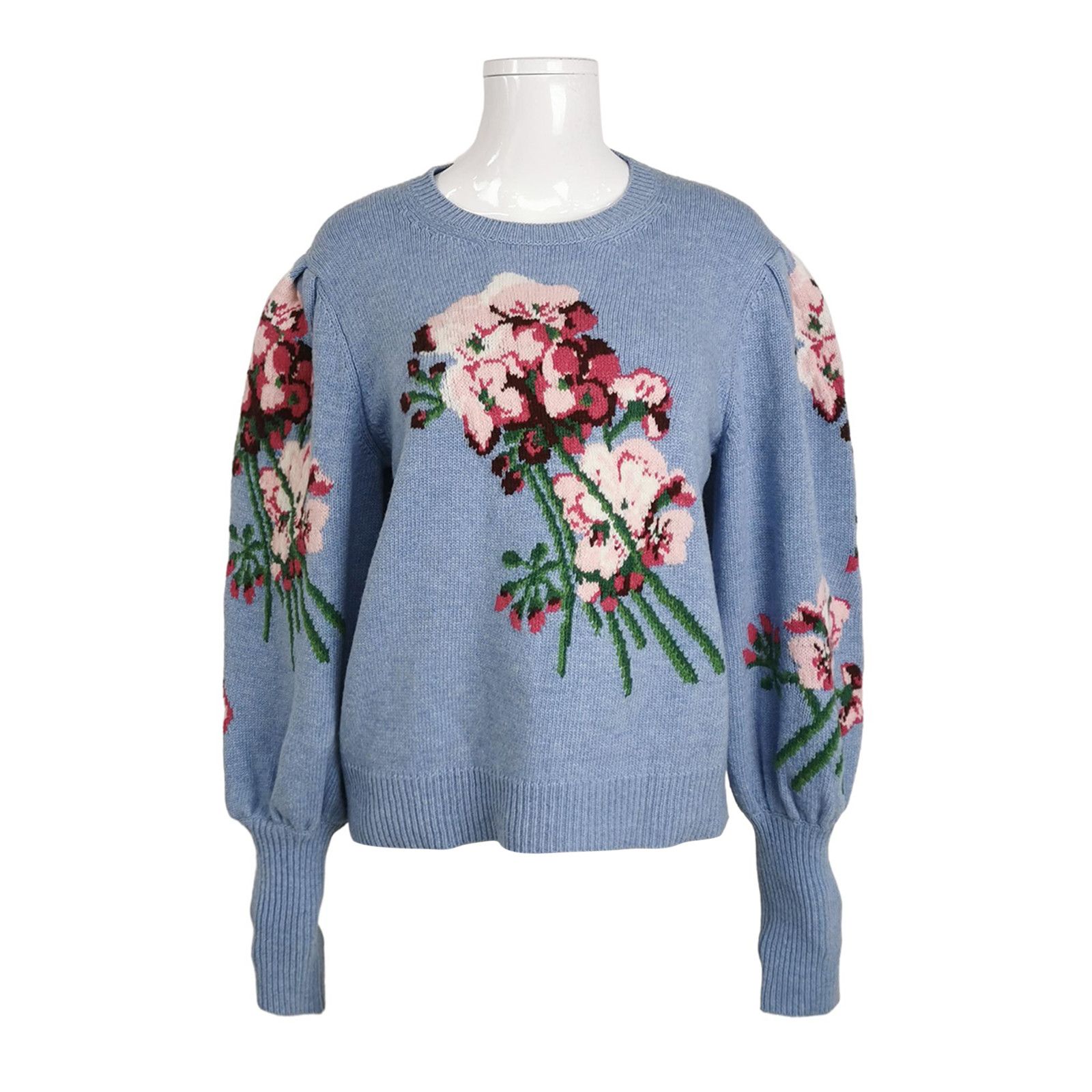 Gucci Gucci Floral Pattern Wool Sweater Size XL Size US XL / EU 56 / 4 - 1 Thumbnail