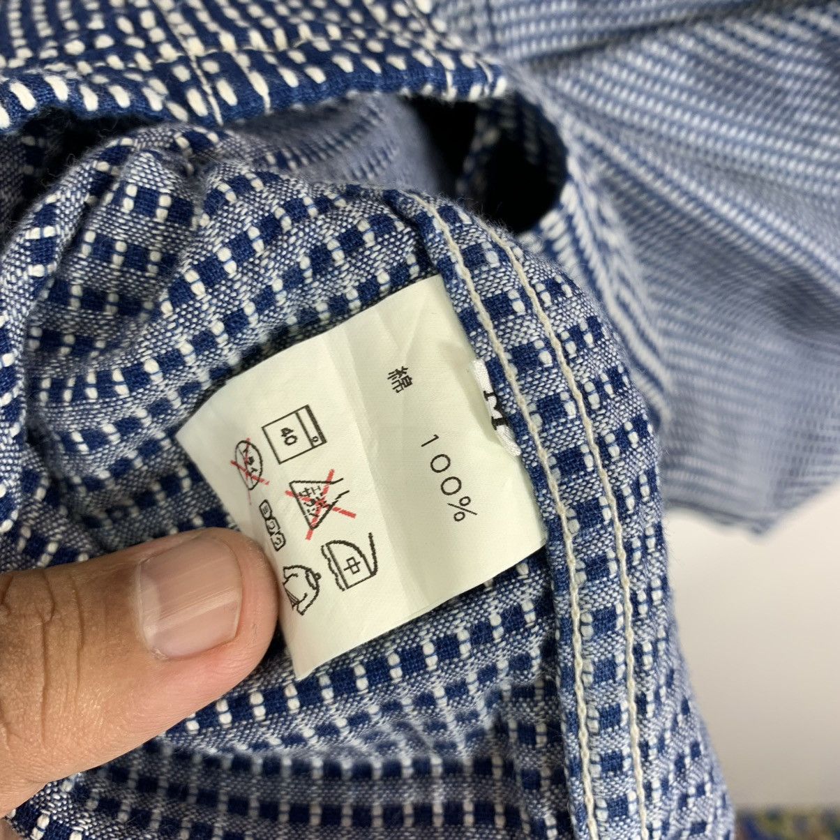 FDMTL VINTAGE FDMTL INDIGO SASHIKO BORO COAT Size US M / EU 48-50 / 2 - 8 Thumbnail