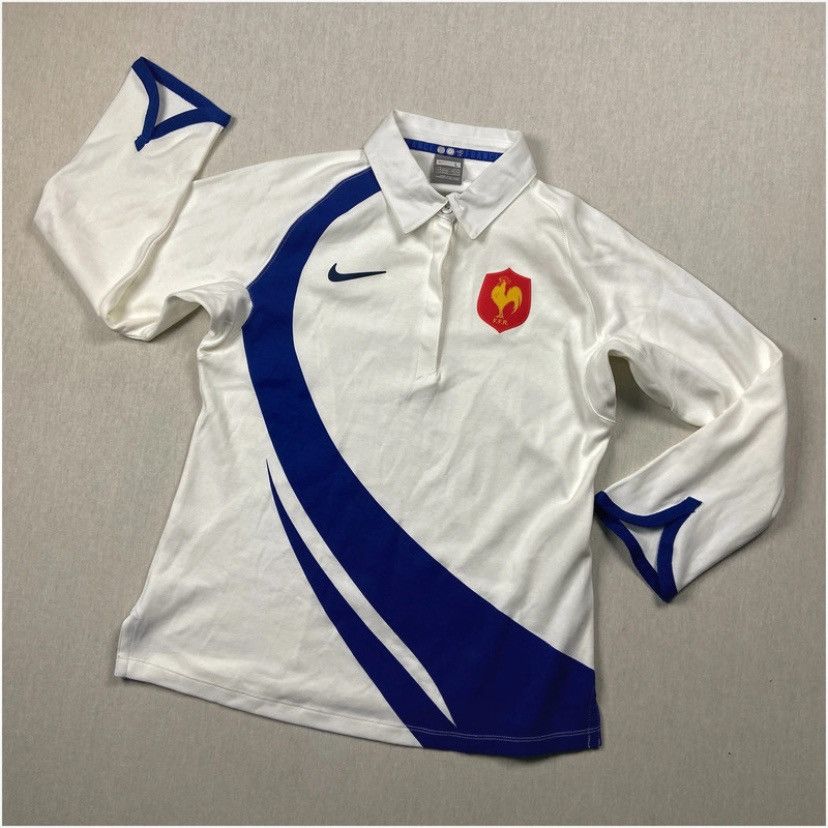 Nike Nike x France Rugby Polo Shirt Size L / US 10 / IT 46 - 1 Thumbnail