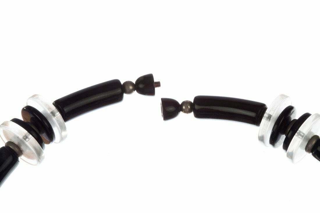 Designer Tribal Lucite Simulated Horn Necklace Size ONE SIZE - 4 Thumbnail