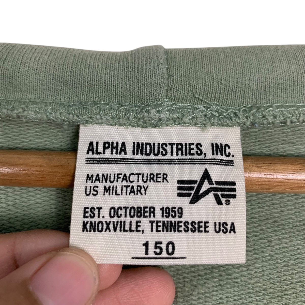 Alpha Industries ALPHA INDUSTRIES ARMY Big Logo Kid Hoodies #1716-C76 Size US M / EU 48-50 / 2 - 16 Thumbnail
