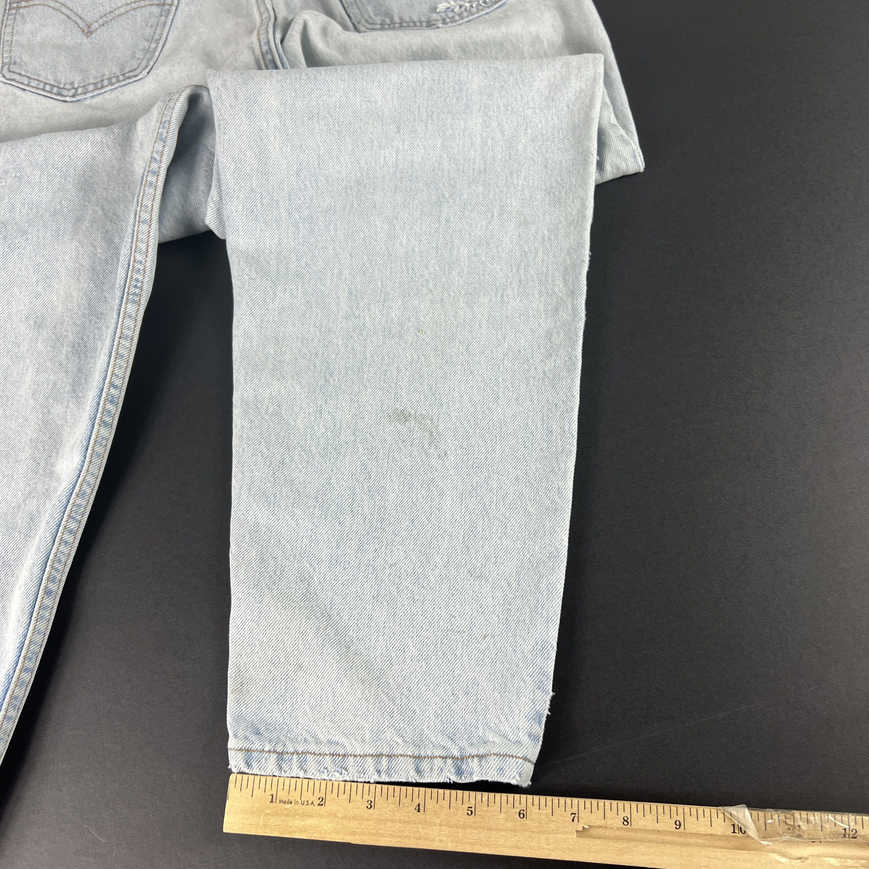 Levi's × Vintage VTG 90s Levi's Jean 560 Loose Taper Blue Denim Orange Tab Size US 32 / EU 48 - 19 Thumbnail