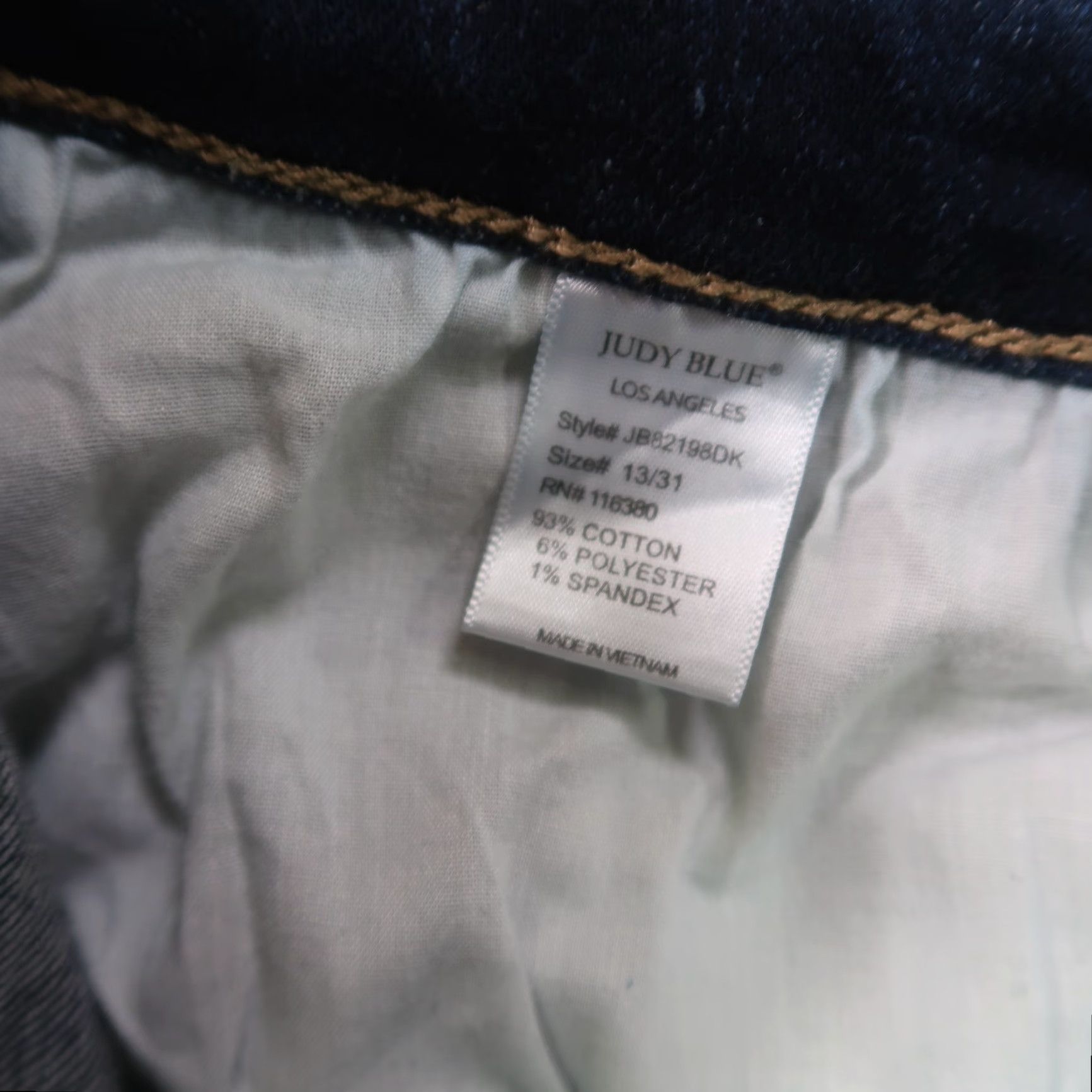 Denime Judy Blue Jeans Women's 13/31 Boyfriend Fit Denim Mid Rise Blue Stretch 5-Pocket Classic Cotton Blend Size 34" / US 12 / IT 48 - 4 Thumbnail