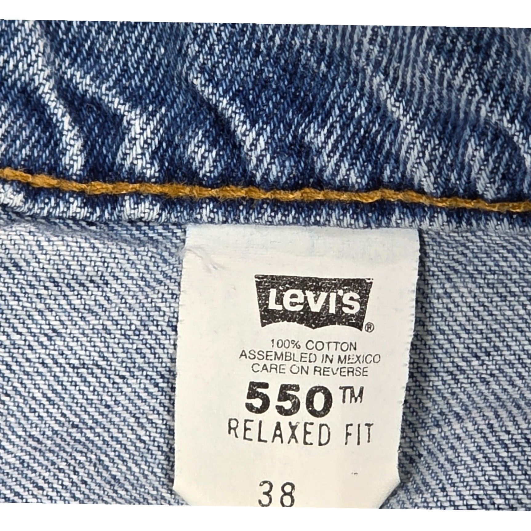 Levi's VTG Levi's 550 Relaxed Fit Denim Bermuda Shorts Mens 38 Blue OrangeTab Vintage Casual Pockets 11in Inseam Size US 38 / EU 54 - 7 Thumbnail