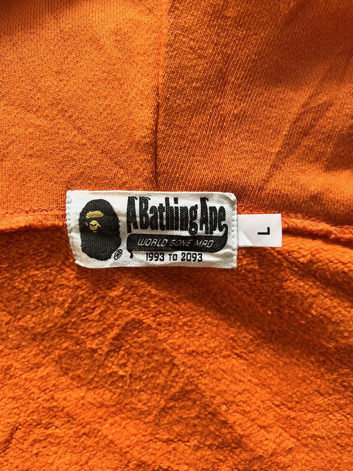 Bape BAPE SHARK FULL ZIP ORANGE CAMO HOODIE Size US L / EU 52-54 / 3 - 11 Thumbnail