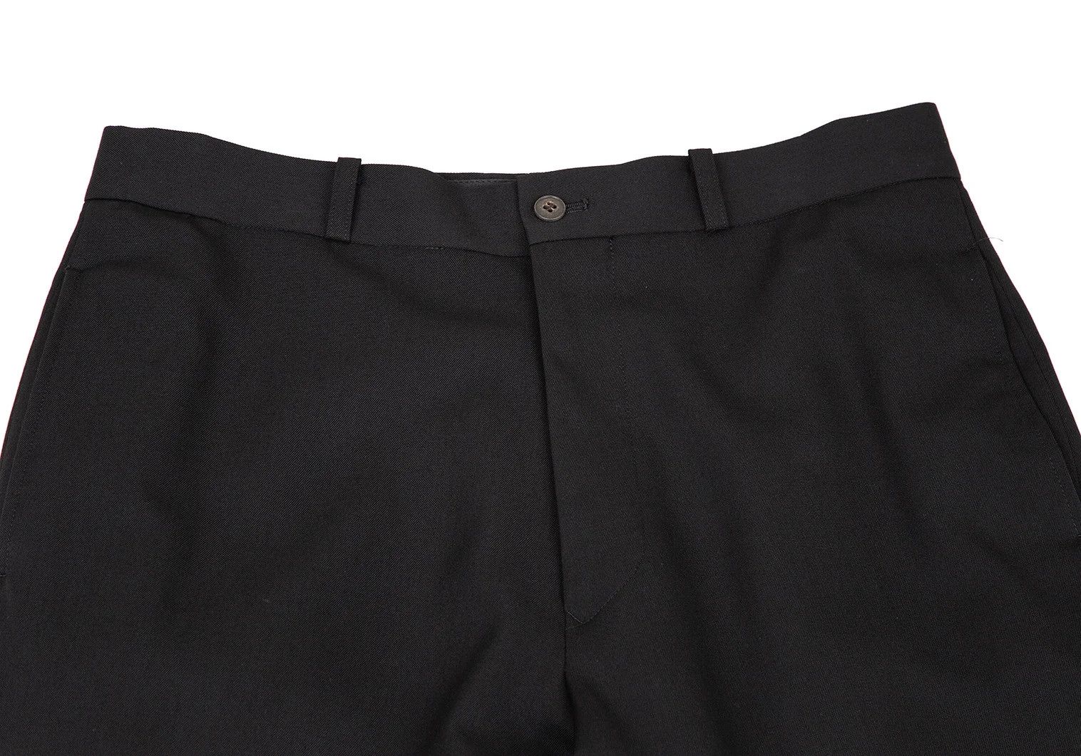 Jean Paul Gaultier Junior Gaultier Black Gabardine Zip Knee Patch Pants Size US 34 / EU 50 - 2 Thumbnail