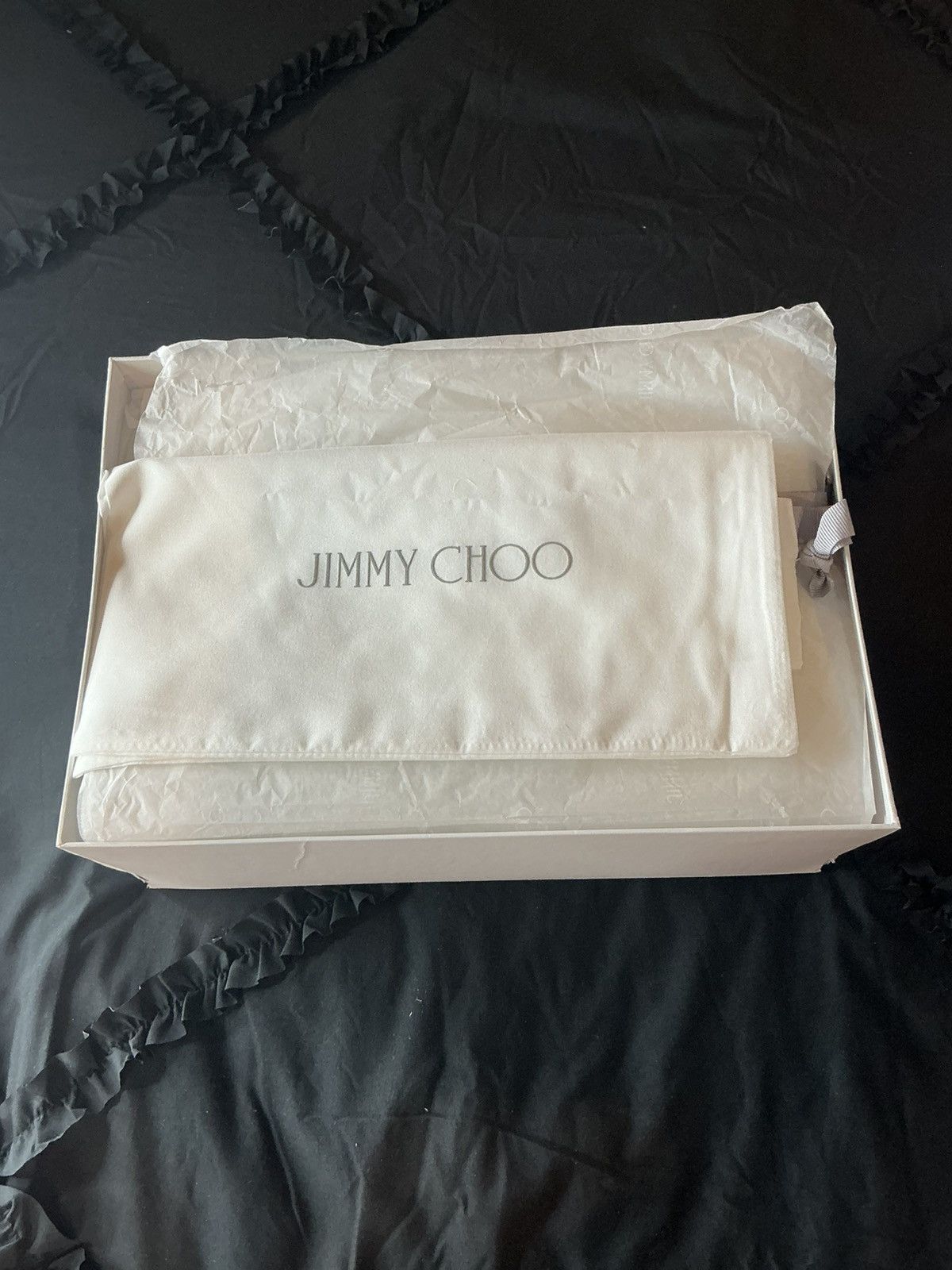 Jimmy Choo JIMMY CHOO ROME/M Logo Low-Tops – Metallic Silver Size US 11.5 / EU 44-45 - 3 Thumbnail