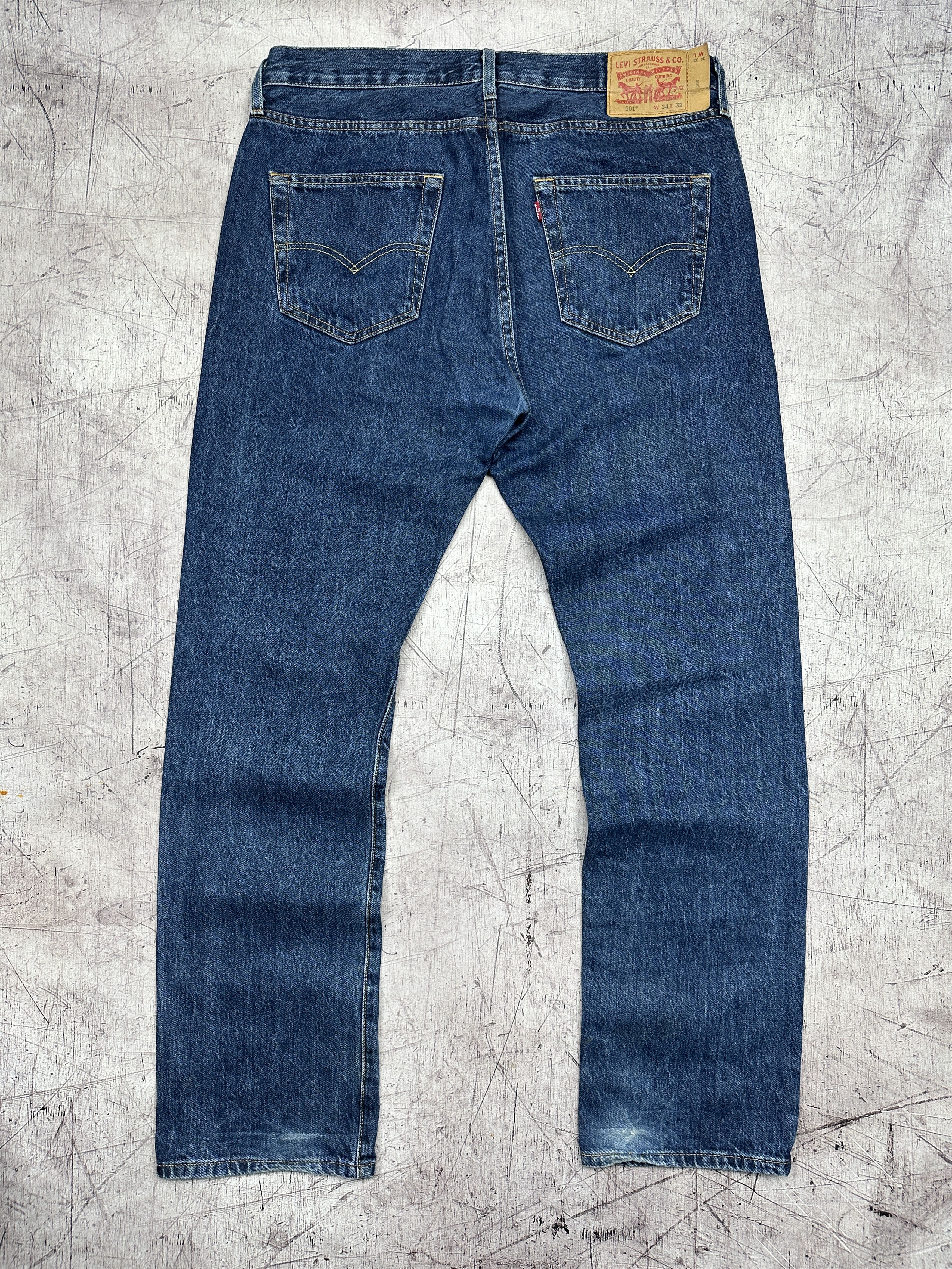 Levi's Levi's 501 Mens Denim Pants Jeans Size 34 x 32 Size US 34 / EU 50 - 1 Thumbnail