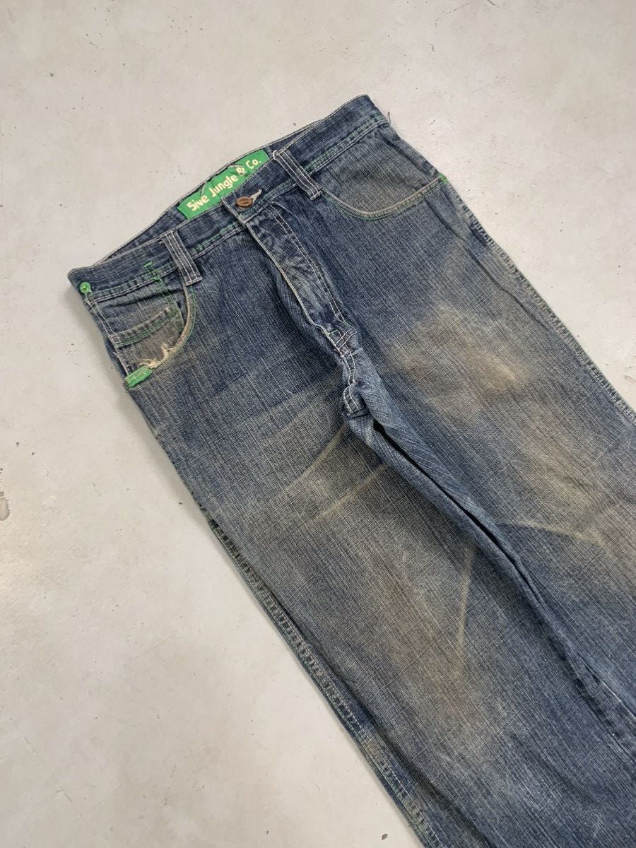 Southpole Vintage 5ive jungle & co. Y2K baggy fit denim Size US 34 / EU 50 - 4 Thumbnail