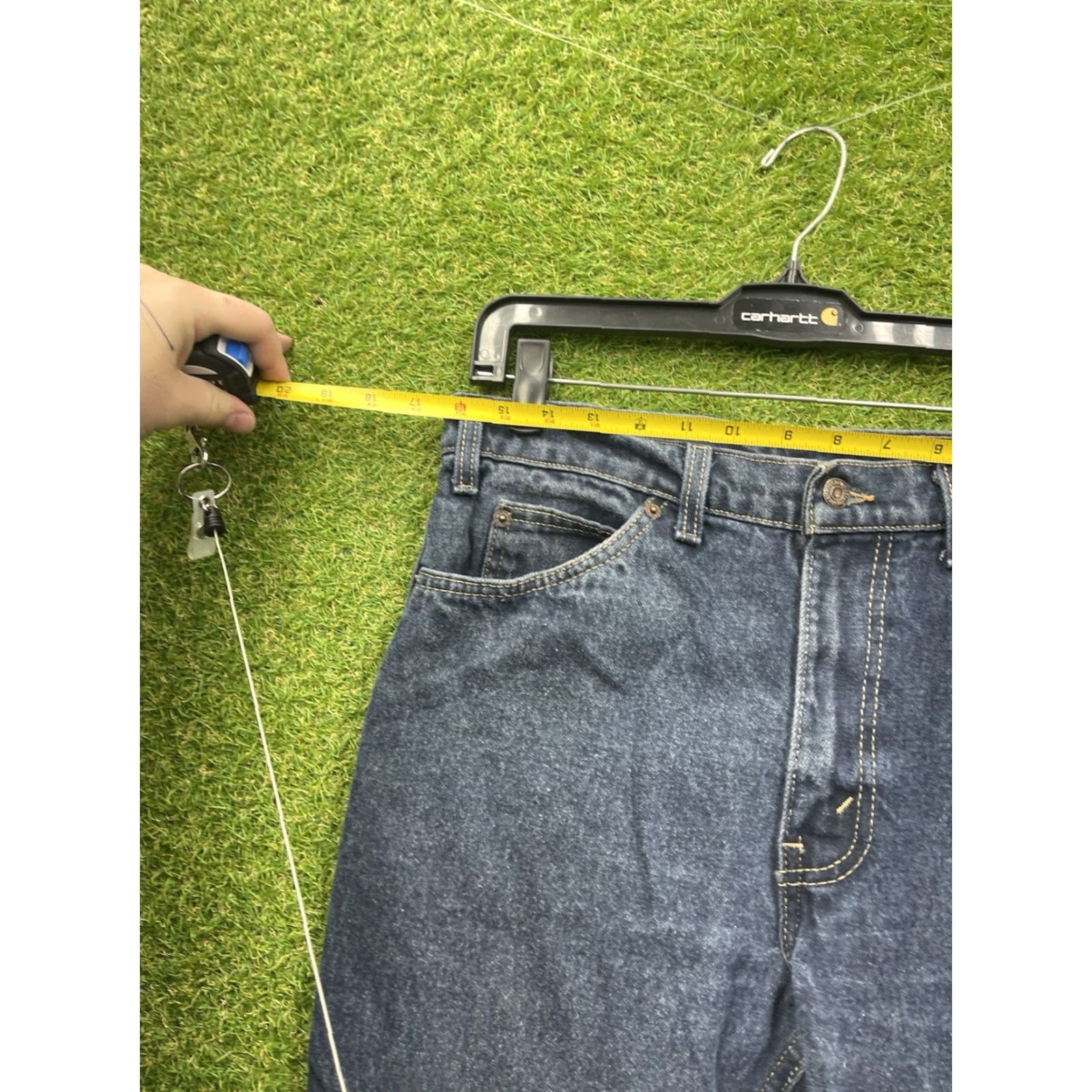 Levi's VINTAGE Levi's Jeans Mens 30x32 Levi's Jeans 30 Jeans Regular Blue USA 80s Mens Leather Tab Straight 5-Pocket Comfort Dylan? Size US 30 / EU 46 - 2 Thumbnail