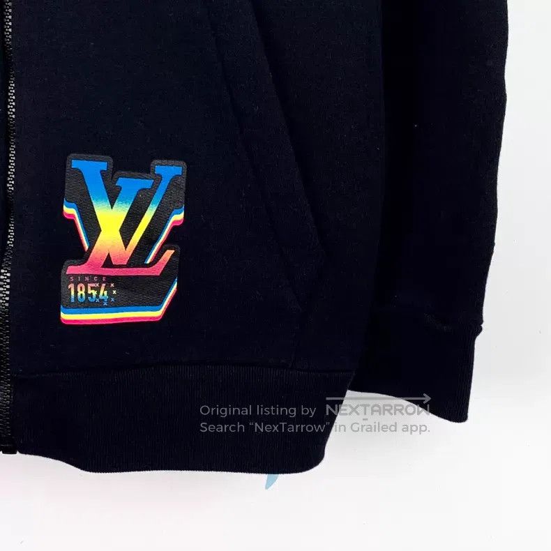 Louis Vuitton Louis Vuitton 23 black logo hooded long-sleeved sweater ja Size US S / EU 44-46 / 1 - 4 Thumbnail