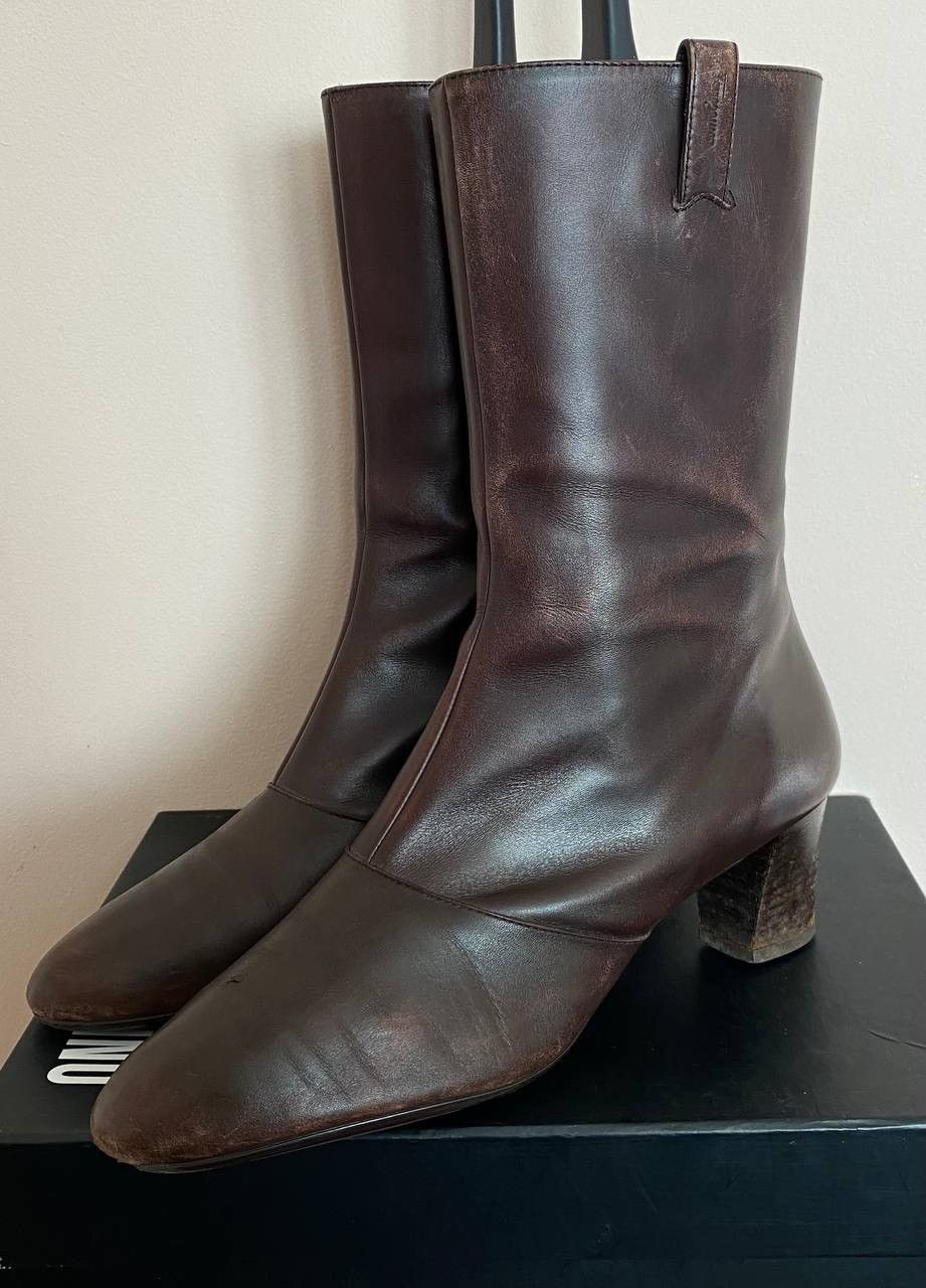 Salvatore Ferragamo Vintage Salvatore Ferragamo Women's Boots Size US 9.5 / IT 39.5 - 5 Thumbnail