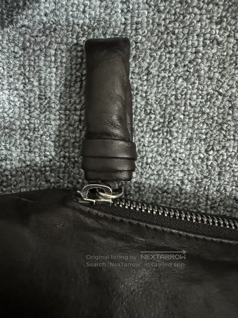 Lemaire LEMAIRE Large deep chocolate-colored sheepskin horn bag Size ONE SIZE - 7 Thumbnail