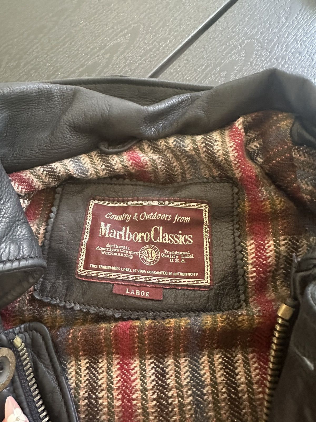 Marlboro Classics Vintage Marlboro Classics Leather Jacket Size US L / EU 52-54 / 3 - 2 Thumbnail